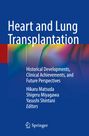 "Heart and Lung Transplantation", Details zur geschichtlichen Entwicklung und Zukunft. Autoren: Matsuda, Miyagawa, Shintani. Springer-Logo.