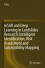 Text: "InSAR and Deep Learning in Landslides Research: Intelligent Identification, Risk Assessment and Susceptibility Mapping." Unten rechts ein Springer-Logo.
