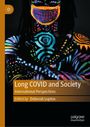 "Long COVID and Society. International Perspectives. Edited by Deborah Lupton." Eine Person mit leuchtender Körperbemalung.