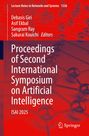 "Proceedings of Second International Symposium on Artificial Intelligence, ISAI 2025." Rote, abstrakte Illustration im Hintergrund.