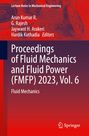 Titel: Proceedings of Fluid Mechanics and Fluid Power (FMFP) 2023, Vol. 6. Hintergrund: Zahnräder und technische Zeichnungen.