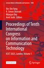 "Proceedings of Tenth International Congress on Information and Communication Technology, ICICT 2025, London, Volume 1."  
Im Hintergrund Verbindungskugeln.