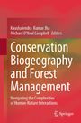 Conservation Biogeography and Forest Management, Buch