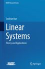 Titel: "Linear Systems". Untertitel: "Theory and Applications". Autor: SooJean Han. KAIST und Springer Logos auf blauem Hintergrund.