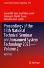 Titel: Proceedings of the 13th National Technical Seminar on Unmanned System Technology 2023—Volume 2. Logo: Springer.