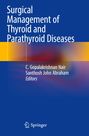 Titel: "Surgical Management of Thyroid and Parathyroid Diseases". Herausgeber: C. Gopalakrishnan Nair, Santhosh John Abraham. Springer-Logo unten.