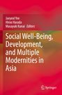 Titel: "Social Well-Being, Development, and Multiple Modernities in Asia". Farben: Rot, Orange und Grün. Springer-Logo.