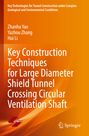 Titel: "Key Construction Techniques for Large Diameter Shield Tunnel". Hintergrund in warmem Orange mit dynamischem Muster.