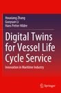 Oben stehen drei Namen. Titel: "Digital Twins for Vessel Life Cycle Service". Untertitel: "Innovation in Maritime Industry". Unten ist ein Verlagslogo.