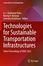 Technologies for Sustainable Transportation Infrastructures, Buch