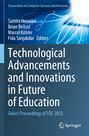Technological Advancements and Innovations in Future of Education, Buch