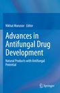 Titel: "Advances in Antifungal Drug Development". 
Blauer Hintergrund, weißer Text. Unten rechts ein Logo.