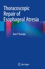 "Thoracoscopic Repair of Esophageal Atresia" von Ravi P Kanojia, vor einem blauen Hintergrund mit Farbverläufen.