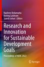 Research and Innovation for Sustainable Development Goals, Buch
