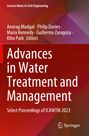 Titel: "Advances in Water Treatment and Management". Hintergrund in Rot- und Brauntönen, Springer-Logo.
