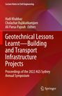 : Geotechnical Lessons Learnt-Building and Transport Infrastructure Projects, Buch
