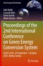 Text: "Proceedings of the 2nd International Conference on Green Energy Conversion System". Logo: Erde und Yin-Yang-Kugel.