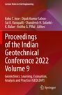 Titel: Proceedings of the Indian Geotechnical Conference 2022. Roter Hintergrund, Springer-Logo unten rechts.