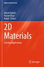 "Engineering Materials", "2D Materials", Herausgeber: Akash Katoch, Puneet Kaur, Rahul. Springer-Logo unten rechts.