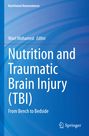 Blauer Hintergrund mit Text: "Nutritional Neurosciences", "Wael Mohamed Editor", "Nutrition and Traumatic Brain Injury (TBI)".