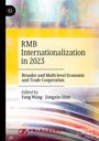 "RMB Internationalization in 2023", gelbe abstrakte Illustration, Herausgeber Fang Wang, Zongxin Qian.