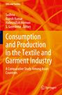 Titel: "Consumption and Production in the Textile and Garment Industry: A Comparative Study Among Asian Countries".  

Hintergrund: Orange und rot mit geschwungenen Linien, Springer-Logo unten rechts.