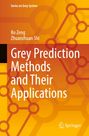 Titel "Grey Prediction Methods and Their Applications" von Bo Zeng, Zhuanzhuan Shi. Hintergrund: abstraktes, orangefarbenes Design. Springer-Logo.