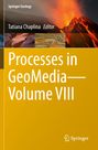 „Processes in GeoMedia — Volume VIII“, Herausgeber: Tatiana Chaplina; Illustration eines ausbrechenden Vulkans.