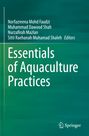 Titel: "Essentials of Aquaculture Practices". Autoren: Norfazreena Mohd Faudzi u.a. Verlag: Springer. Grüner Hintergrund.