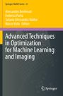 "Advanced Techniques in Optimization for Machine Learning and Imaging," Autorenliste und Springer-Logo. Gelb-grauer Hintergrund.