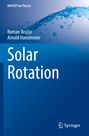 "UNITEXT for Physics", "Roman Brajša", "Arnold Hanslmeier", "Solar Rotation". Blauer Hintergrund mit Wasserblasen.