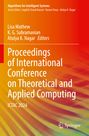 Titel: Proceedings of International Conference on Theoretical and Applied Computing. Hintergrund in orange und rot gehalten.