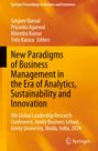 „New Paradigms of Business Management“; Konferenz an der Amity Business School, Noida, Indien, 2024. Springer-Logo unten.