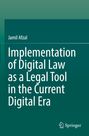 Text: "Jamil Afzal, Implementation of Digital Law as a Legal Tool in the Current Digital Era." Grüner Hintergrund, Springer-Logo.