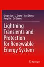Buchtitel: "Lightning Transients and Protection for Renewable Energy System". Autoren: Qiuqin Sun et al. Roter Hintergrund.
