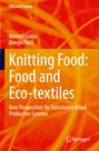 „Knitting Food: Food and Eco-textiles“ von Manuel Gausa und Giorgia Tucci. Orangene und rote abstrakte Linien.