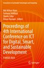 Proceedings of 4th International Conference on ICT for Digital, Smart, and Sustainable Development. Orange Hintergrund.