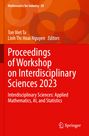 "Proceedings of Workshop on Interdisciplinary Sciences 2023." Roter Hintergrund mit weißen Texten und einem kleinen Springer-Logo.