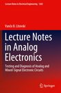 "Lecture Notes in Analog Electronics" von Vančo B. Litovski, mit rotem Hintergrund und Springer-Logo.