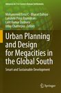 Urban Planning and Design for Megacities in the Global South. Grüner Hintergrund mit geometrischen Mustern.