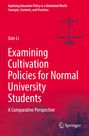 Examining Cultivation Policies for Normal University Students. Autor: Jian Li. Waage-Logo links oben.