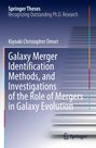 "Galaxy Merger Identification Methods, and Investigations of the Role of Mergers in Galaxy Evolution." Treppenmotiv. Springer-Logo.