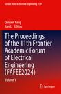 Titel: "The Proceedings of the 11th Frontier Academic Forum of Electrical Engineering (FAFEE2024)" auf rotem Hintergrund.