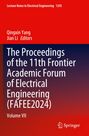 Text: "Lecture Notes in Electrical Engineering 1293, The Proceedings of the 11th Frontier Academic Forum of Electrical Engineering (FAFEE2024), Volume VII." Oben rot, unten blau, Springer-Logo.