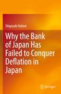 Buchtitel: "Why the Bank of Japan Has Failed to Conquer Deflation in Japan" von Shigeyuki Hattori. Orange Hintergrund.