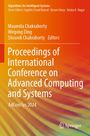 "Proceedings of International Conference on Advanced Computing and Systems, AdComSys 2024." Orange Hintergrund. Springer-Logo unten.