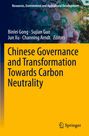 Oberer Text: "Resources, Environment and Agricultural Development". Titel: "Chinese Governance and Transformation Towards Carbon Neutrality". Unten: Springer-Logo.