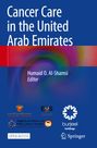 Titel: "Cancer Care in the United Arab Emirates". Herausgeber: Humaid O. Al-Shamsi. Unten Logos verschiedener Organisationen.