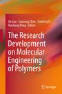 "The Research Development on Molecular Engineering of Polymers", Autorenliste, Springer-Logo unten, bunte abstrakte Hintergründe in Orange- und Rottönen.
