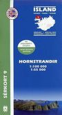 : Island Serkort 09 Hornstrandir 1 : 100 000 / 1 : 55 000, KRT